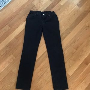 Gap black legging type pants.
